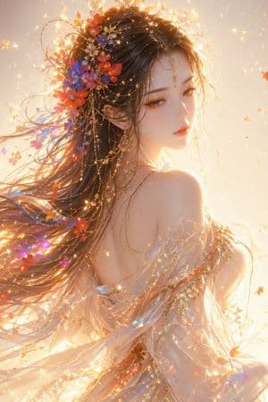 Ethereal Oriental Fantasy Portrait