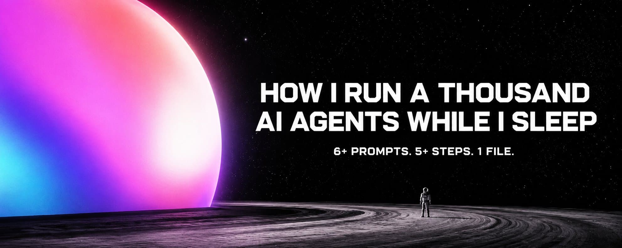 I ran 1,000 AI agents using 6 Steps, 5 Prompts & 1 File (Builder's Guide)