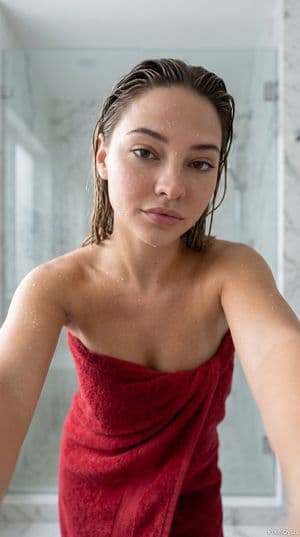 Realistic Spa Bathroom Selfie - 1