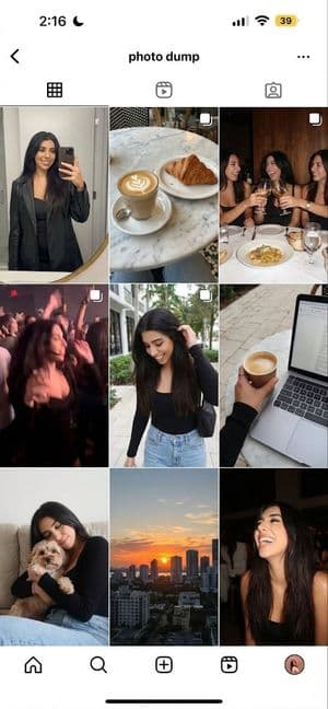 Galería de fotos de fin de semana estilo Instagram de 9 imágenes