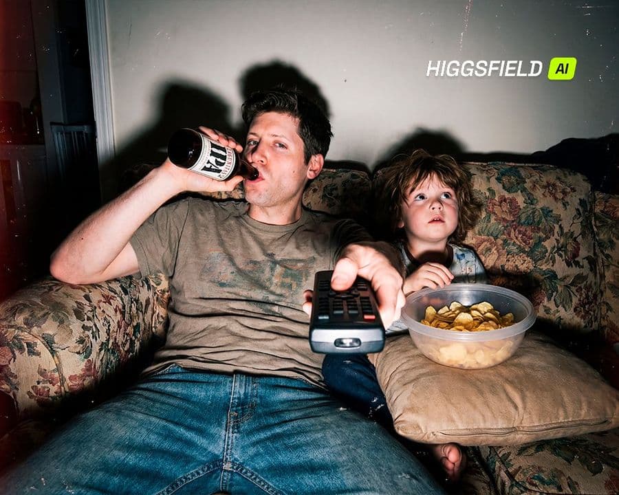 Fotografía Cinematográfica Espontánea de Padre e Hijo
