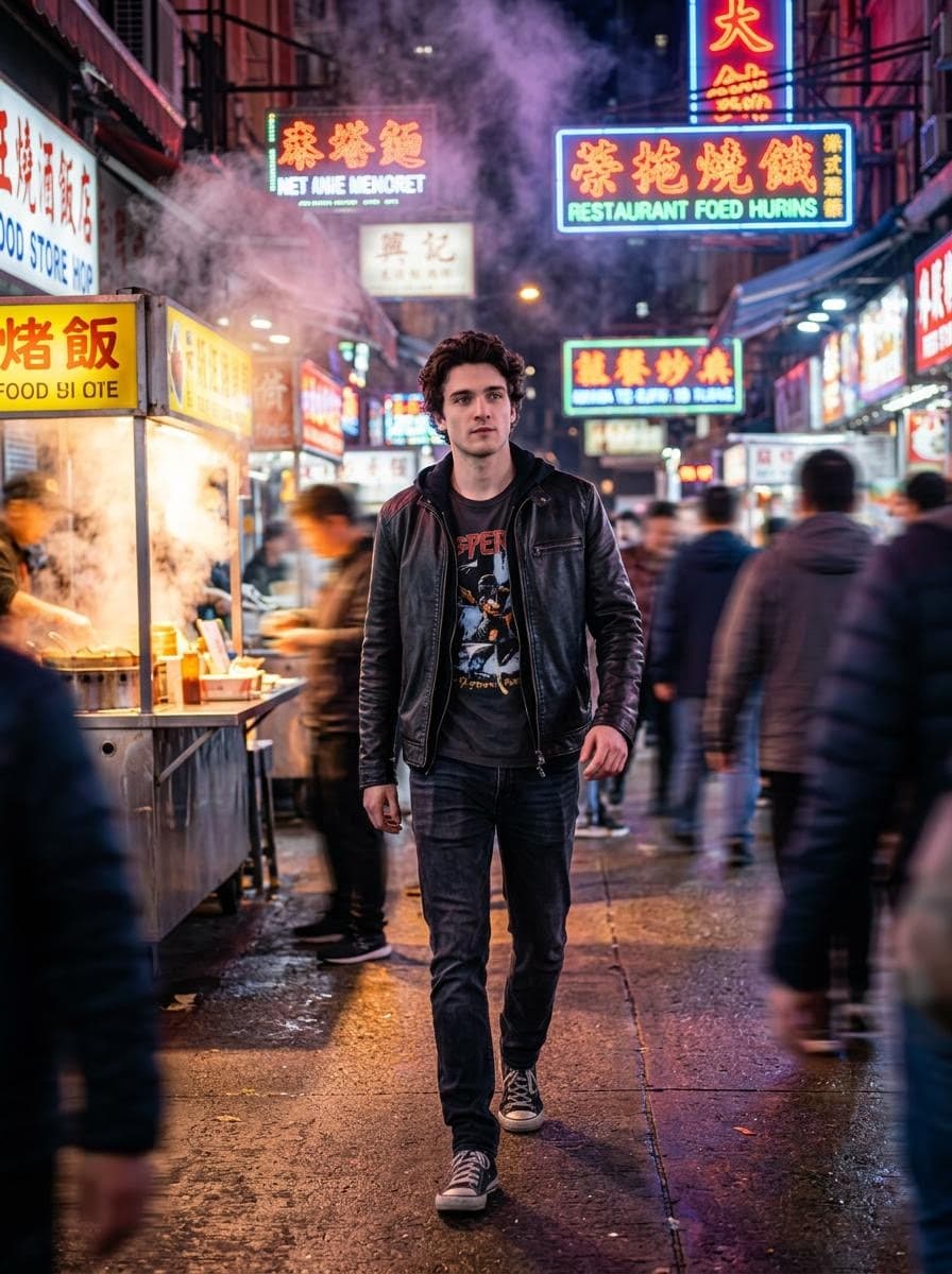 Paseo cinematográfico al estilo de Hollywood por un mercado callejero