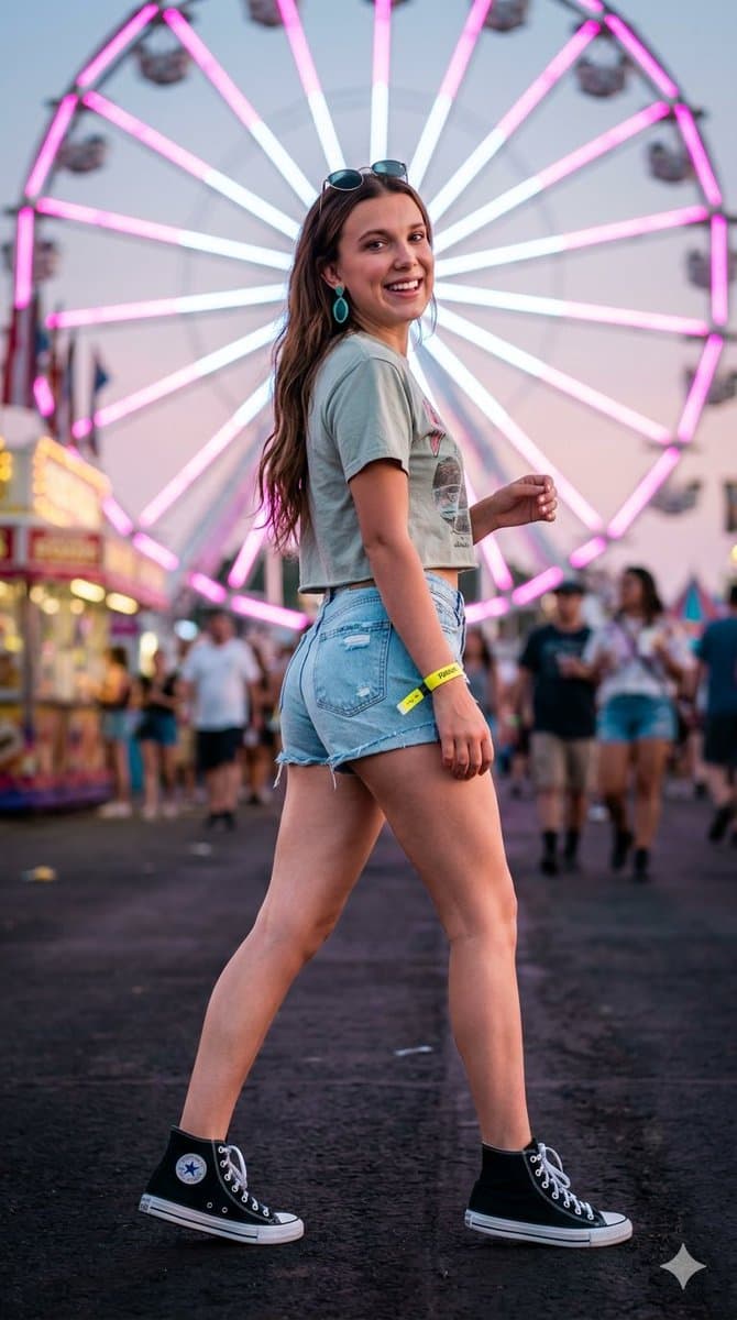 Foto cinematografica da festival di Millie Bobby Brown