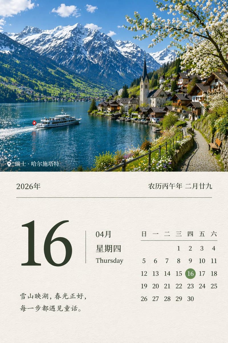 ปฏิทินทิวทัศน์ธรรมชาติ