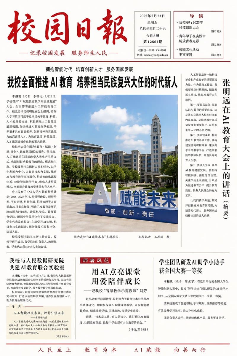 Periódico del campus educativo