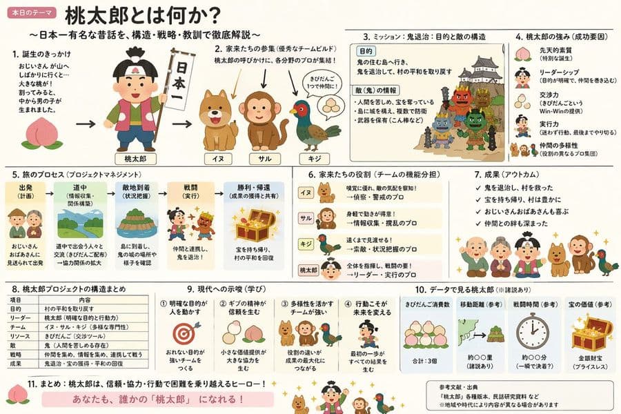 混合风格的桃太郎讲解 Slides