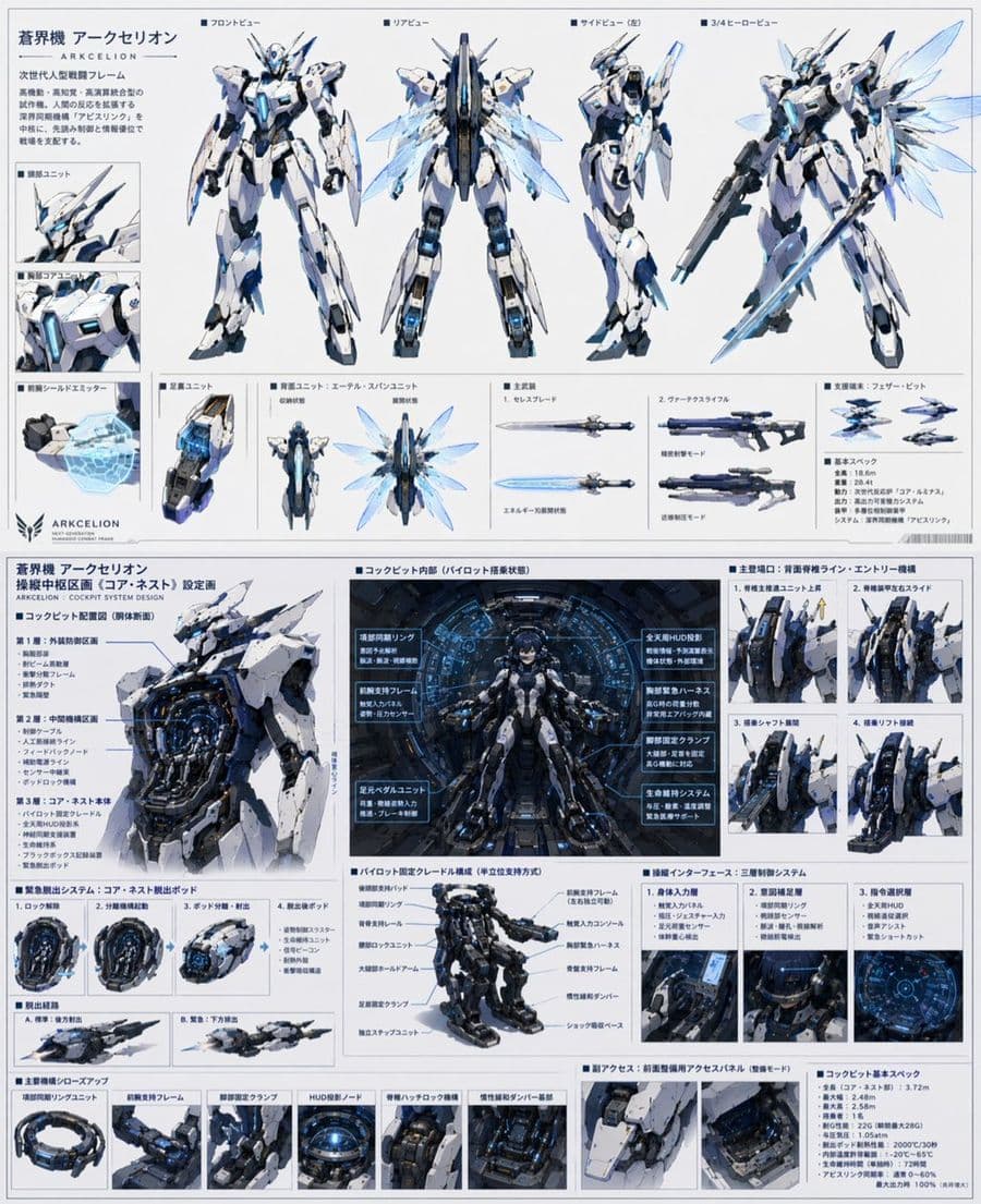 Design de Protagonista Mecha
