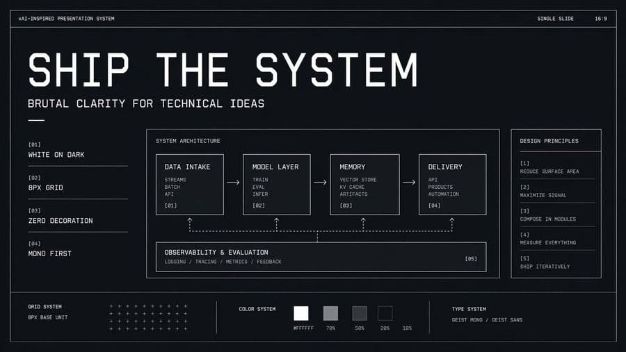 ブルータリスト・テクニカル・システム Slides