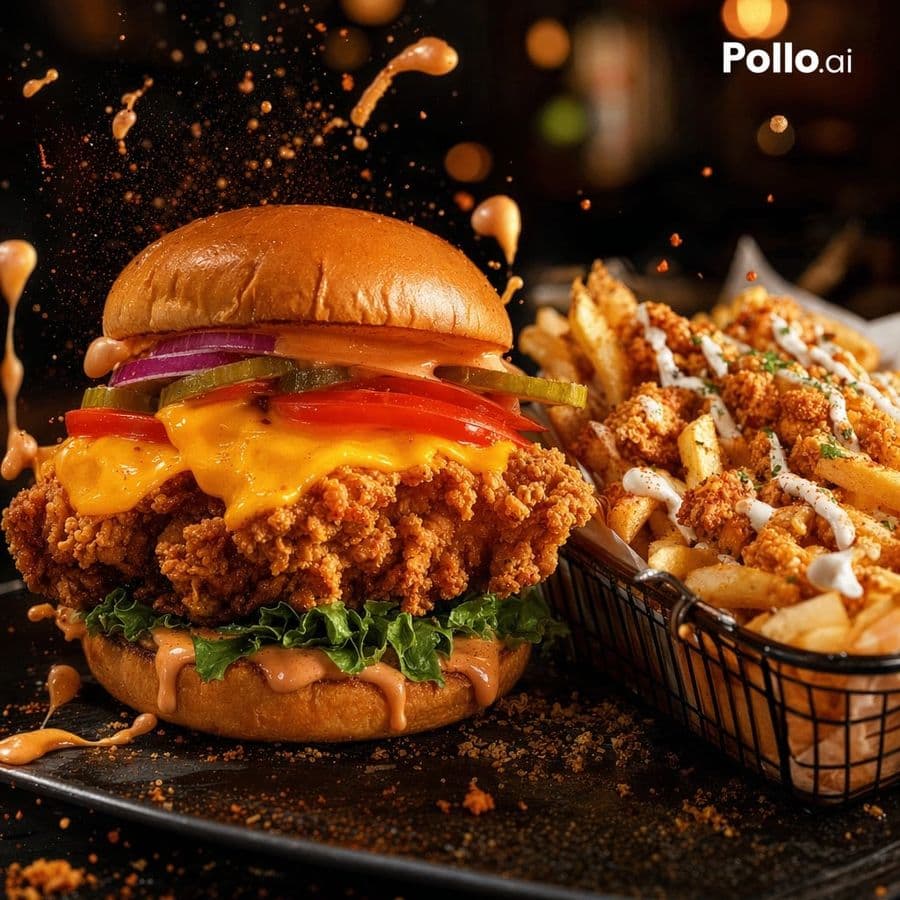 Sinematik Çıtır Tavuk Burger Reklamı