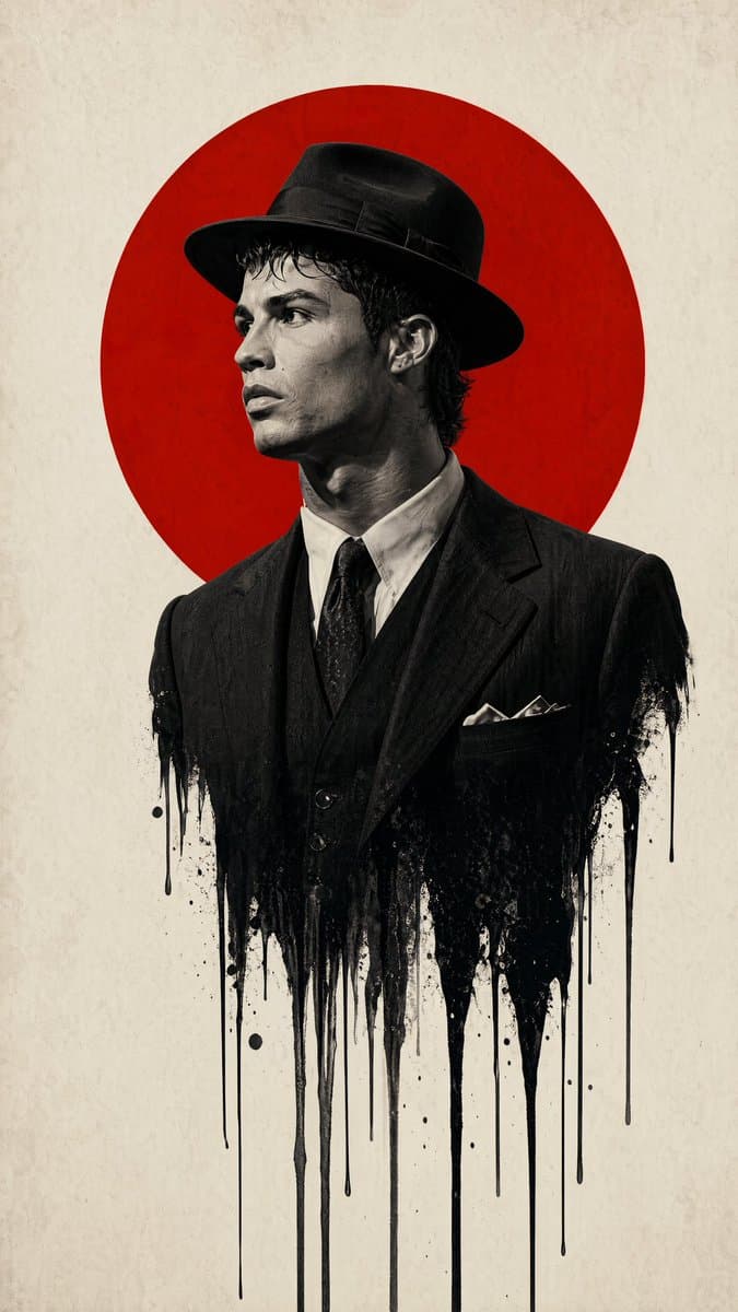 ミニマリストなフィルム・ノワール風ポスター