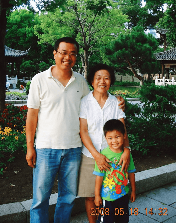 2008 年中国家庭公园合影