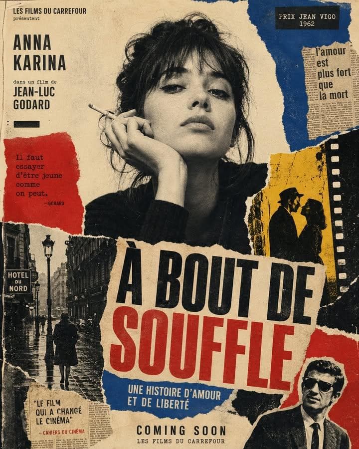 Póster de cine de arte de los años 60