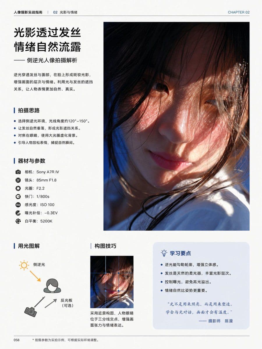 中文攝影教學書籍頁面