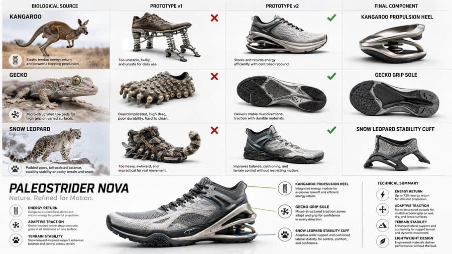 Bio-inspiriertes Industriedesign-Board für Schuhe