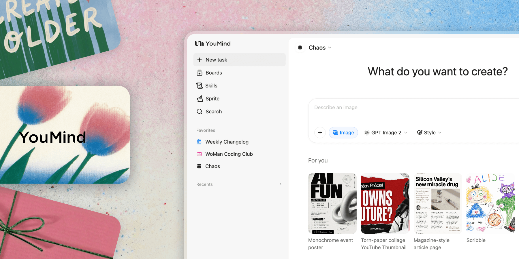 YouMind Update: Sidebar Redesign, Gifting & Add-on Credit Purchase
