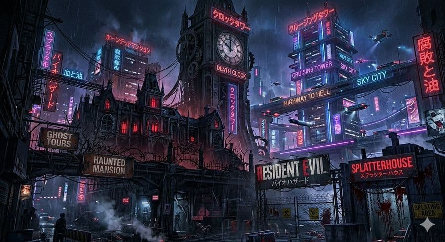 Fusión de terror cyberpunk