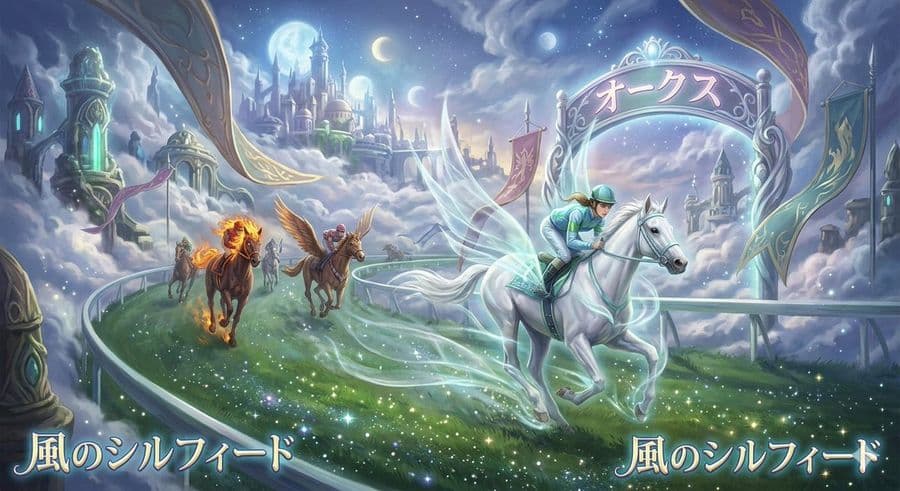 Corrida de cavalos inspirada em mangá