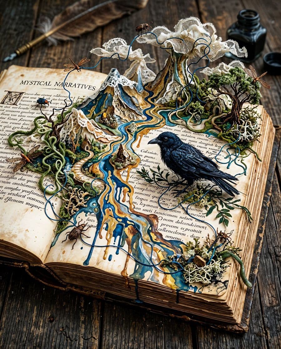 Mondo in miniatura surrealista