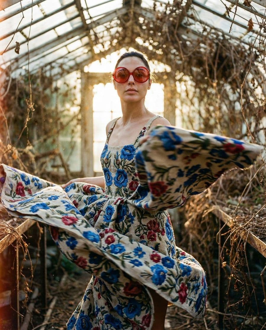 Colisão de Moda Floral Cinética