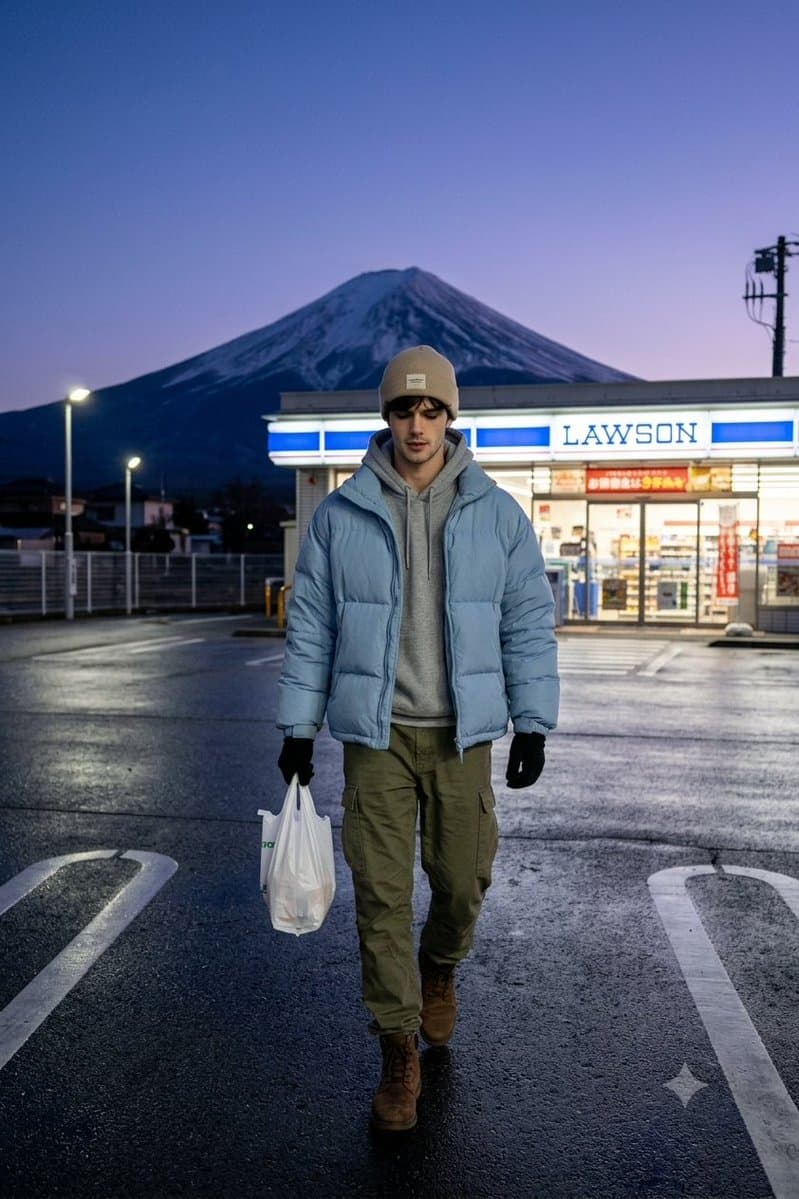 Foto de viaje espontánea en Japón estilo iPhone