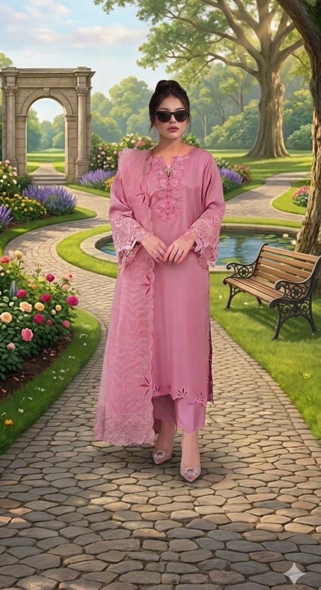 Klasik Bahçede Moda Portresi