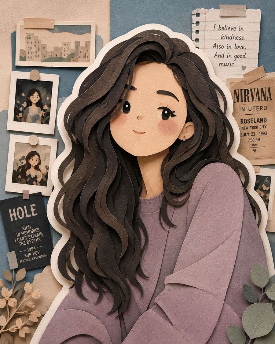Handcrafted Layered Papercraft Artwork