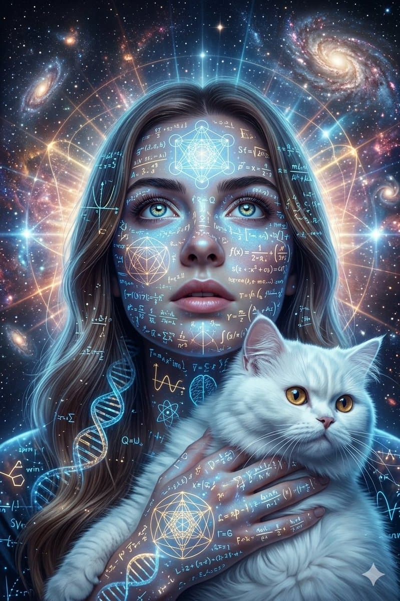 宇宙科学可视化肖像