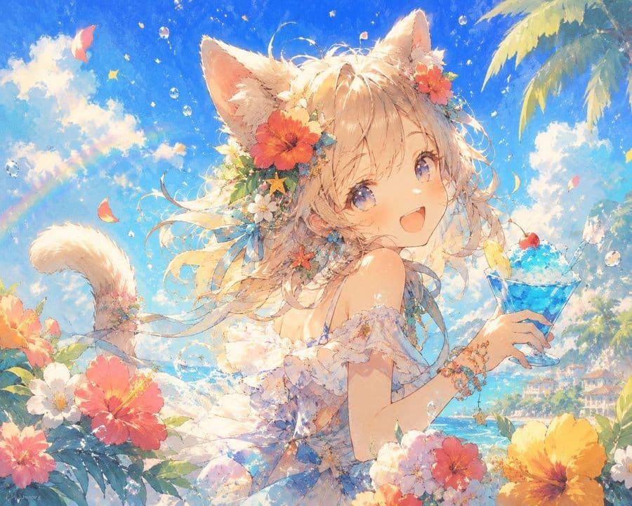 Soft Cat Ears Anime Art