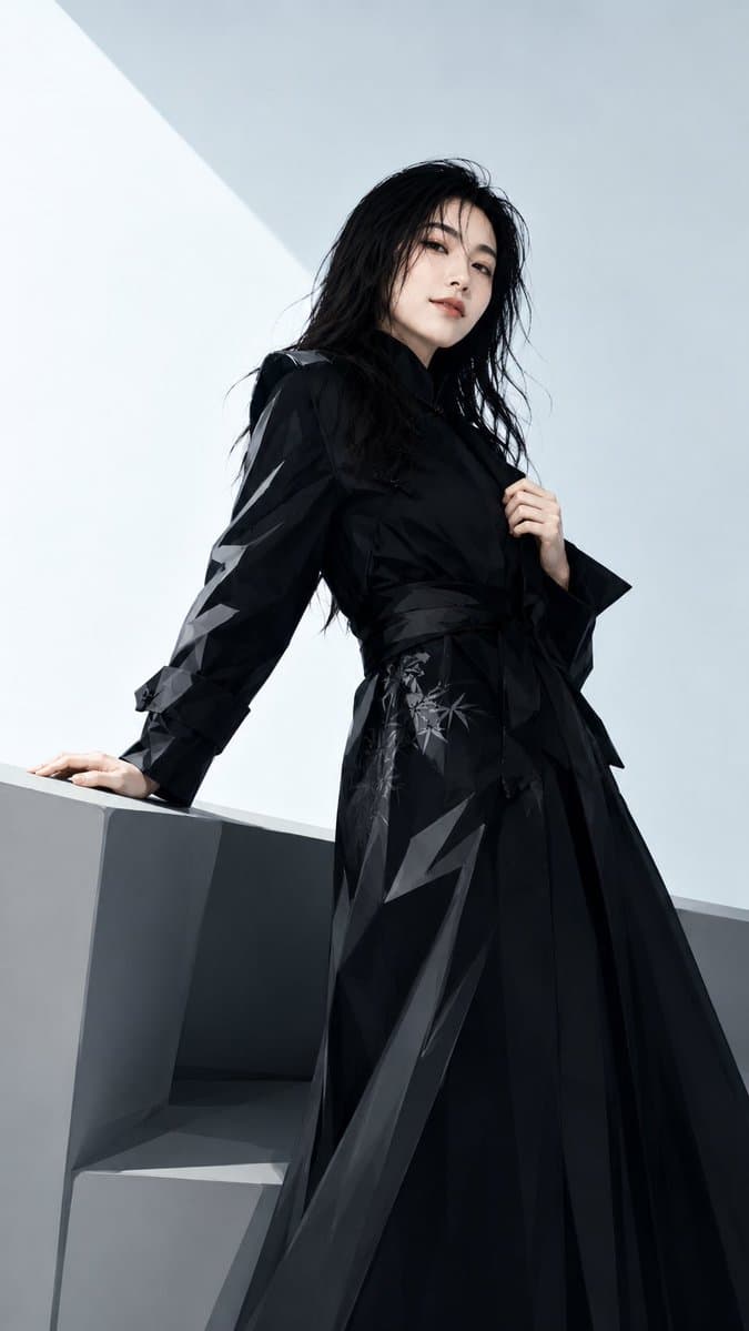 Black Neo-Chinese Fashion Cover