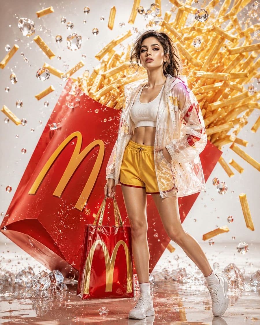 Luxury Fashion Fast Food Campaign