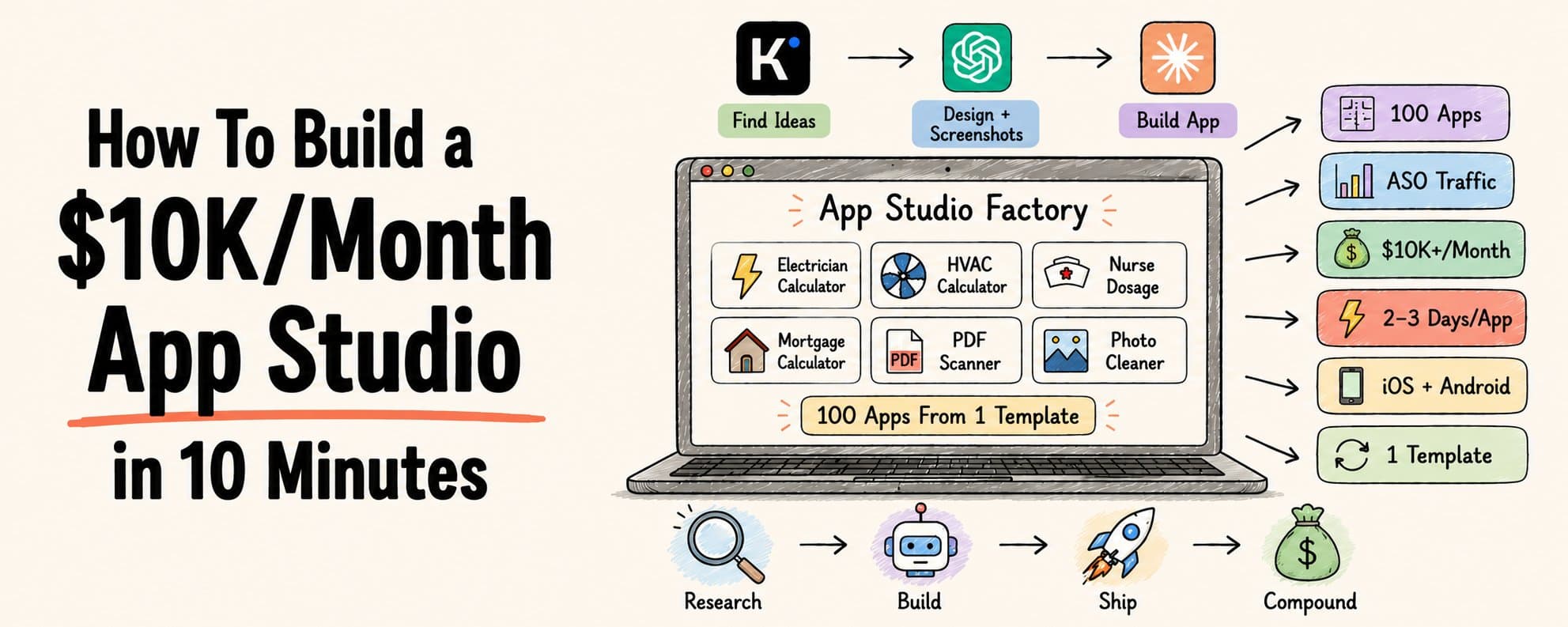 How To Build a $10K/Month App Studio Using Claude Fable