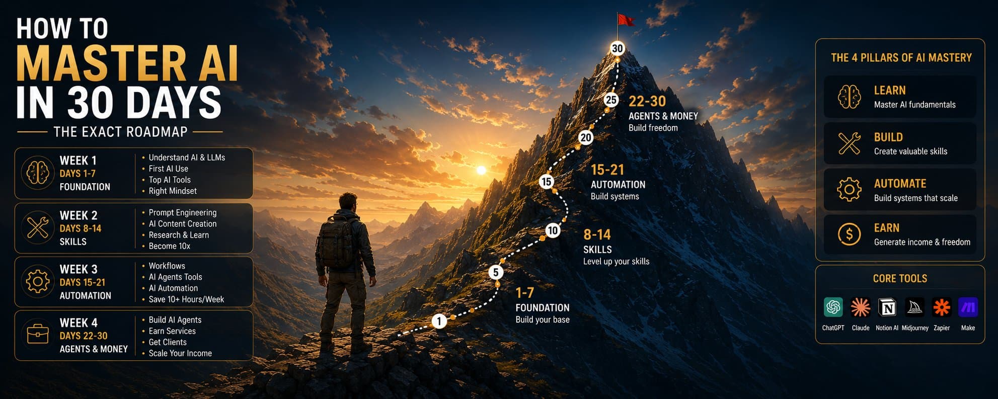 How to Master AI in 30 Days: The Exact Roadmap