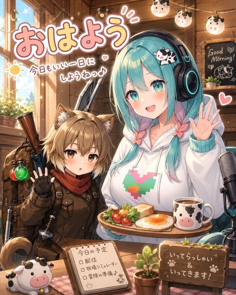溫馨動漫風早晨直播