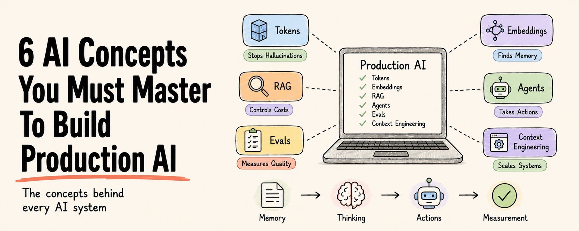 6 AI Concepts You Must Master to Build Production-Ready AI Systems