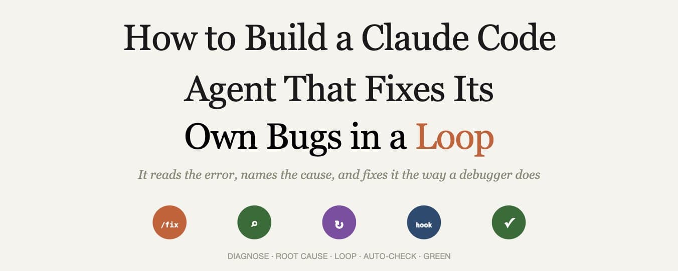 如何打造一個能自動修復 Bug 的 Claude Code Agent(內含完整設定教學)